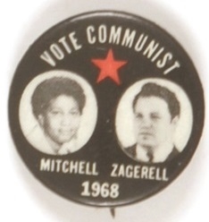 Mitchell-Zagarell Communist Party 1968 Jugate