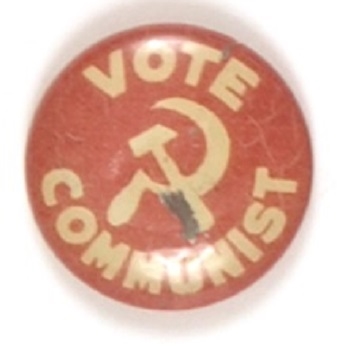 Vote Communist Hammer and Sickle