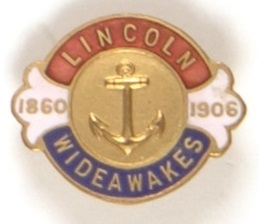 Lincoln Wide Awakes 1906 Pin