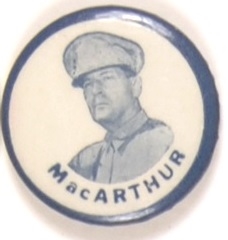 MacArthur Blue and White Celluloid