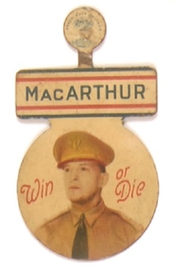 MacArthur Win or Die Litho Tab