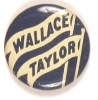 Wallace and Taylor 1948 Progressive Party
