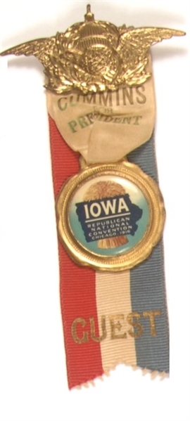Cummins for President Iowa 1916 GOP Convention