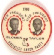 Blomen-Taylor Socialist Labor Party Jugate