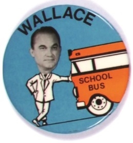George Wallace Stop Busing Pin