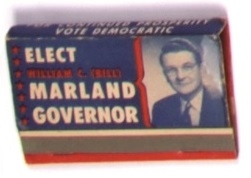 Elect Marland Governor, West Virginia Matchbook