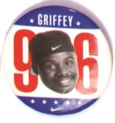 Griffey for President Nike Pin