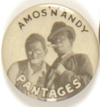 Amos n Andy Pantages Theater Pin