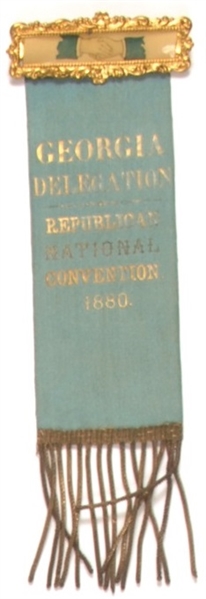 Garfield Georgia Delegation 1880 GOP Convention