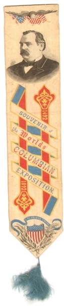 Grover Cleveland Columbian Expo Ribbon