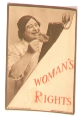Womans Rights Anti Suffrage Postcard