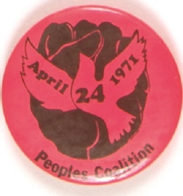 Peoples Coalition Anti Vietnam War Pink Celluloid