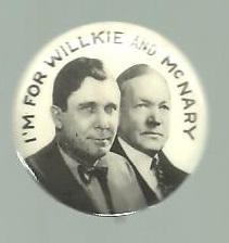 Willkie-McNary Celluloid Jugate 