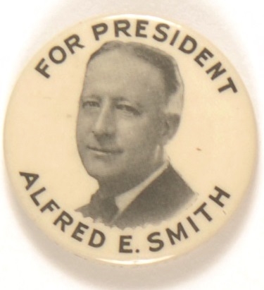 Alfred E. Smith for President Scarce Geraghty Celluloid