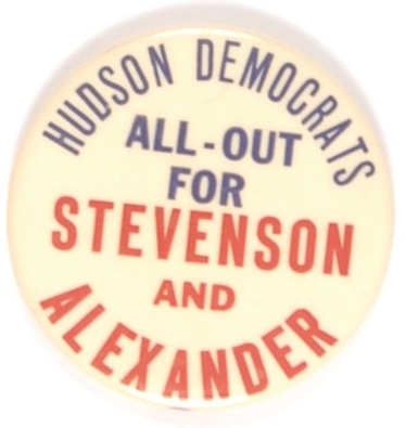 Hudson Democrats All Out for Stevenson, Alexander