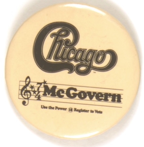 McGovern Chicago Rock Band Rare Celluloid