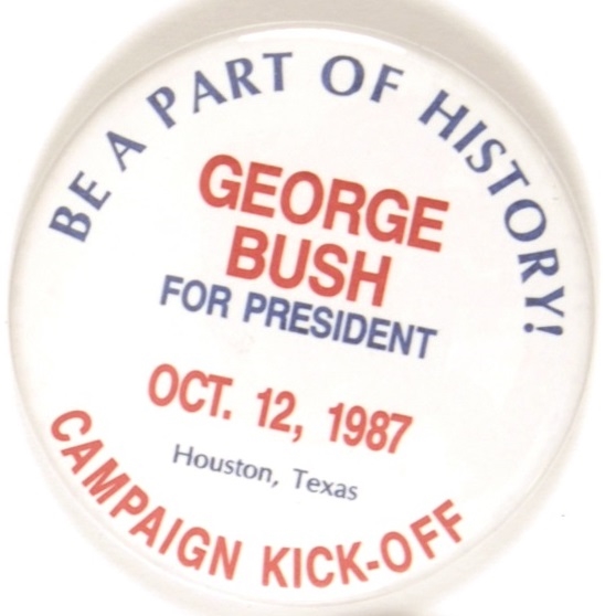 George Bush 1987 Houston Campaign Kick-Off