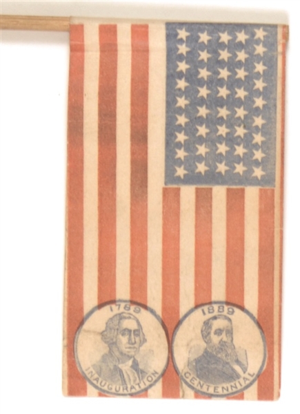 Harrison-Washington Centennial Flag