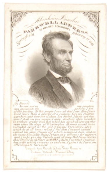 Lincoln Farewell Address