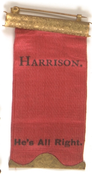 Harrison Hes All Right Ribbon