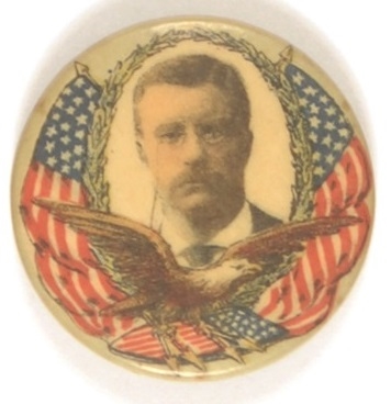 Roosevelt Baltimore Badge Flag Pin