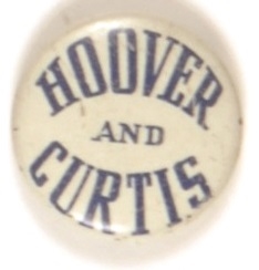 Hoover and Curtis Blue, White Litho