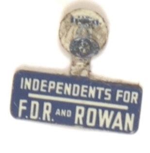 Roosevelt and Rowan, Rare Illinois Tab
