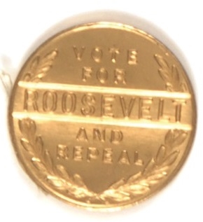 Roosevelt Repeal Prohibition Medal
