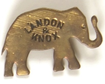Landon Elephant Pinback