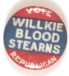 Willkie, Blood, Stearns N. Hampshire Coattail