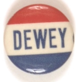 Dewey Red, White and Blue Celluloid