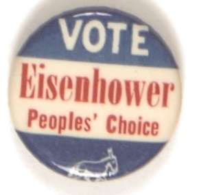 Vote Eisenhower Peoples Choice
