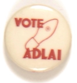Vote Adlai Hole in Shoe