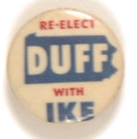 Eisenhower Re-Elect Duff With Ike