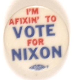 Im Affixin to Vote for Nixon
