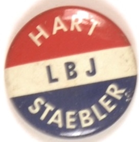 LBJ, Hart, Staebler Michigan Coattail
