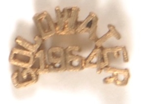 Goldwater Clutchback Lapel pin
