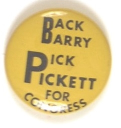 Back Barry Goldwater, Pick Pickett Georgia Coattail