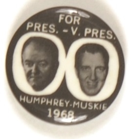 Humphrey-Muskie Black, White Jugate