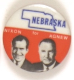 Nixon-Agnew Nebraska 1968 Jugate