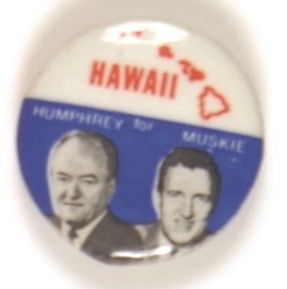 Humphrey-Muskie Hawaii 1968 Jugate