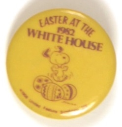Reagan Rare Easter Egg Hunt 1982 Pin