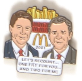 Bush and Gore McDonalds Lets Recount …