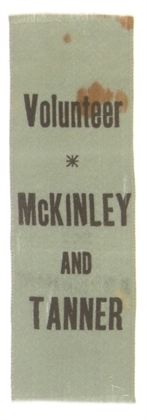 McKinley and Tanner Illinois Volunteer Ribbon