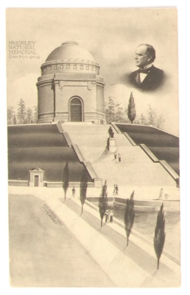McKinley Canton Memorial Postcard