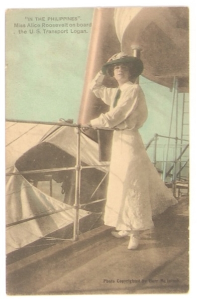 Alice Roosevelt Philippines Postcard