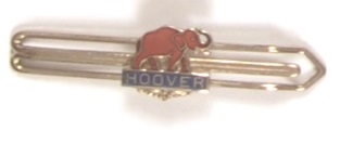 Hoover Elephant Tie Clasp