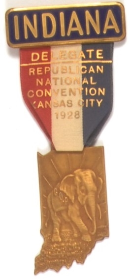 Hoover Indiana Convention Badge