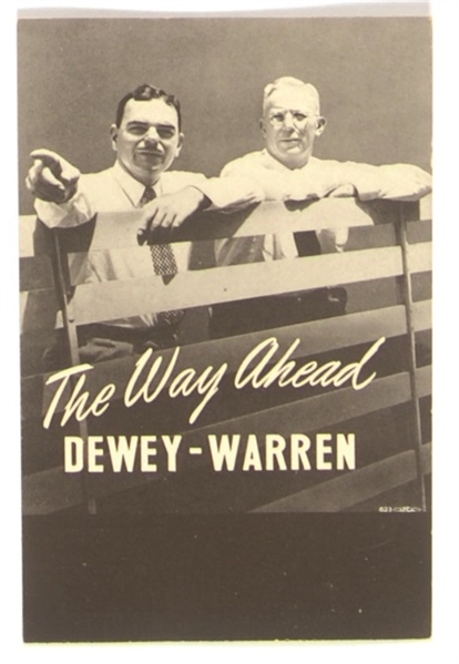 Dewey-Warren the Way Ahead Postcard