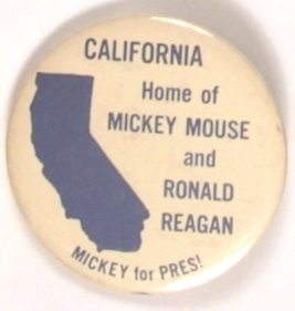 California Home of Mickey Mouse and Ronald Reagan